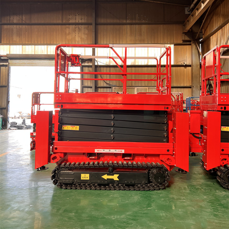 14米履带式高空作业平台升降机HJX1416LT带一键调平