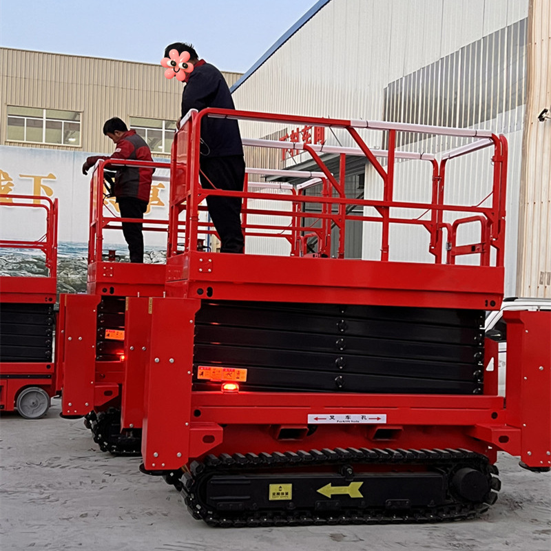6米履带式高空作业平台升降机HJX0608LT带一键调平